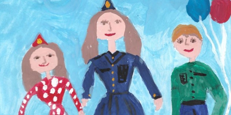 В Новороссийске подвели итоги конкурса рисунков «Мои родители работают в полиции»
