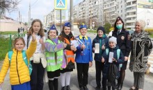 Новороссийские стражи порядка и юные инспекторы движения проводит  акцию «Юный пешеход»