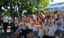 В детском лагере «Глобус» прошла правовая викторина и флешмоб «Моя Россия»