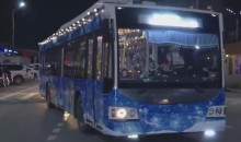 200 шаров, 200 метров гирлянд: по улицам Новороссийска курсирует праздничный троллейбус