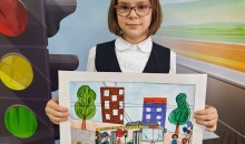 В сентябре по улицам Новороссийска начнет курсировать «Безопасный троллейбус», украшенный детскими рисунками